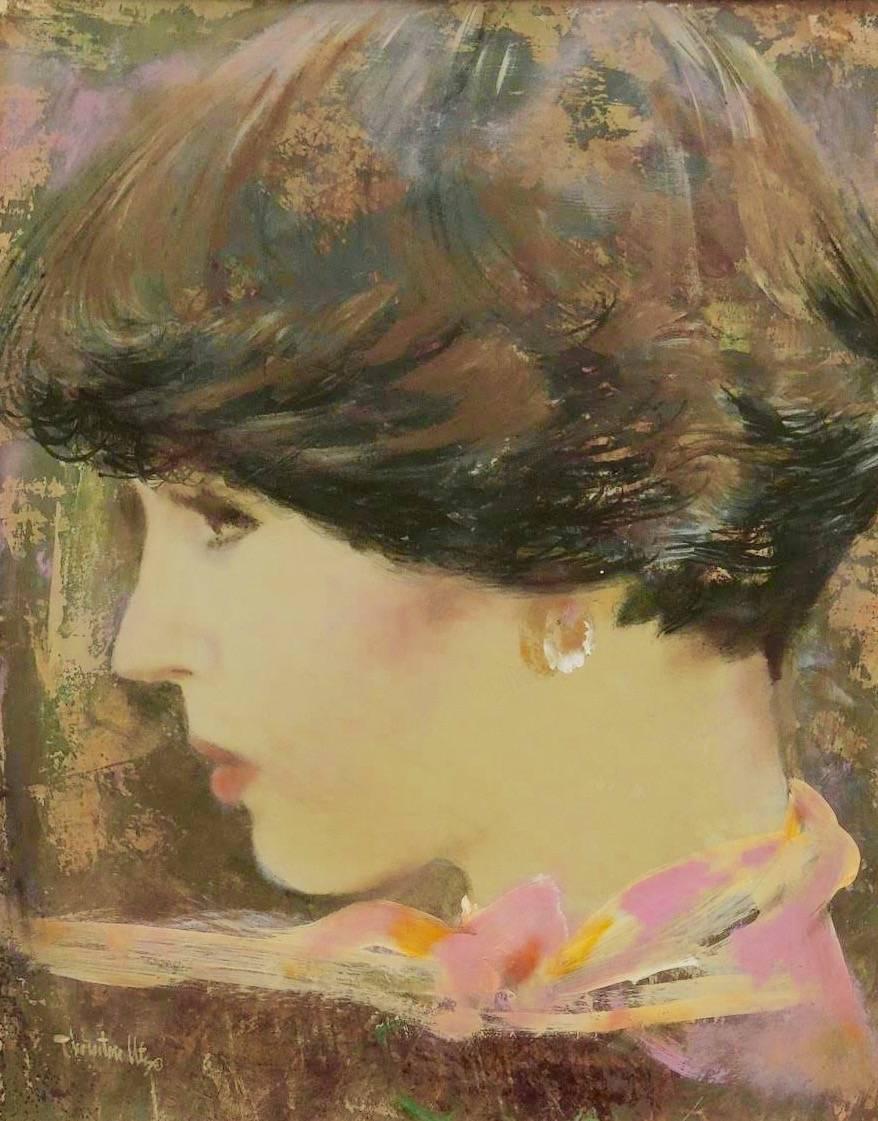 Thorton Utz Portrait Painting - Lady Diana Illustration