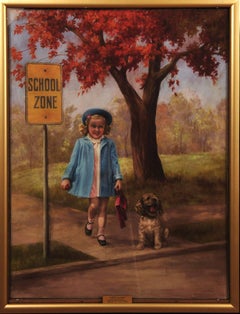 Safely Gaurded - Calendar Illustration