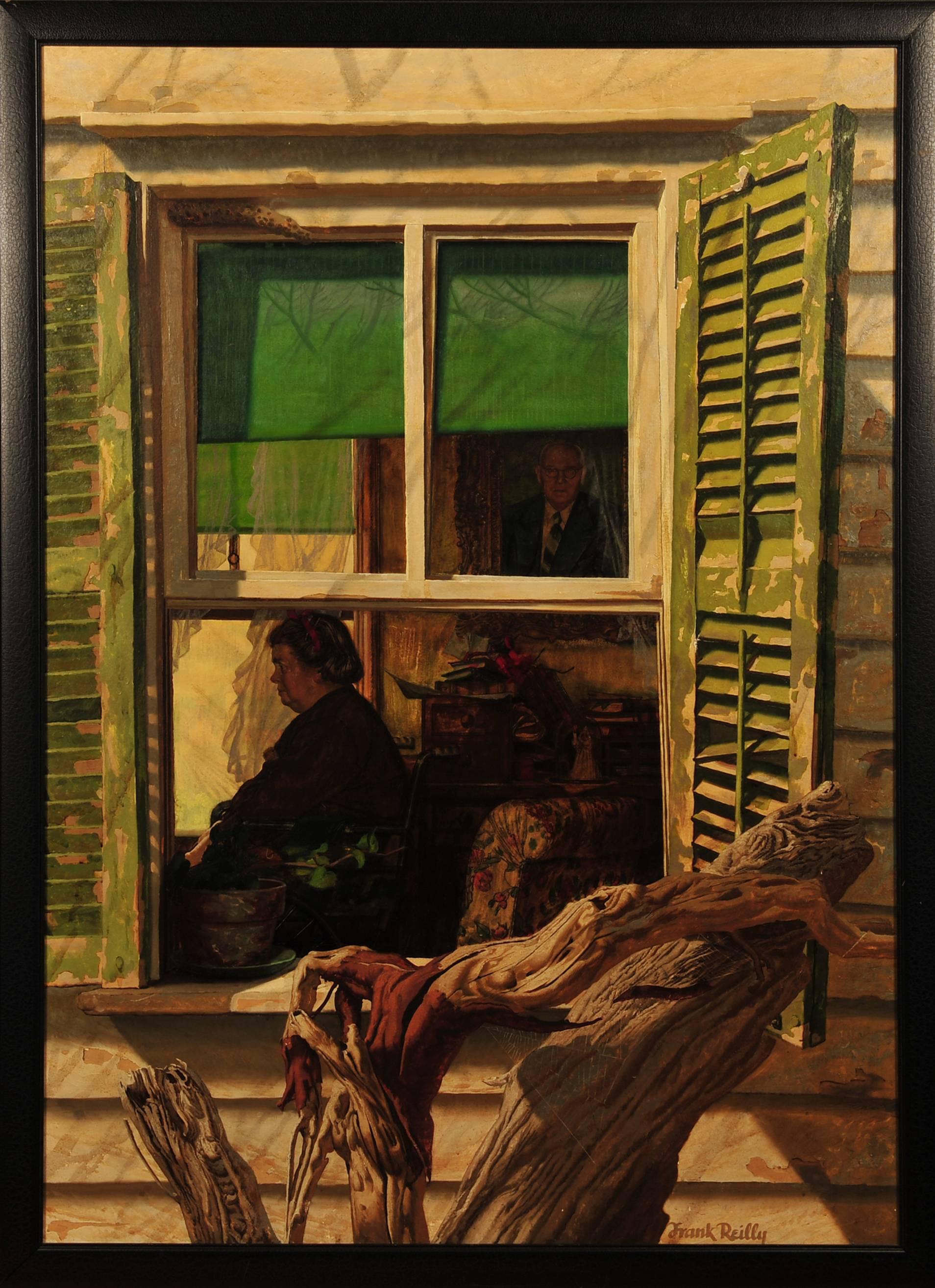 A Sad Story - Painting by Frank J. Reilly