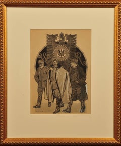 Herrenkleid im Martialstil