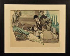 Streit im Büro des Stahlwerks