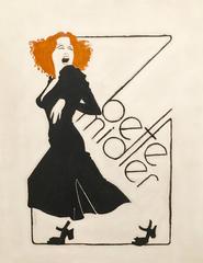 Vintage Bette Midler, Original Poster Illustration