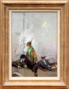 Couple with Chauffeur