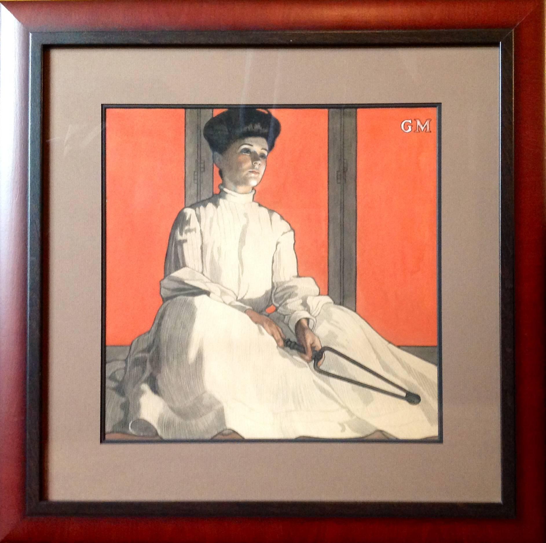 Copertina della rivista Good Housekeeping, agosto 1905 - Painting di Guernsey Moore