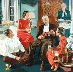 Vintage The Family Gathering, Beer Belongs Advertisment