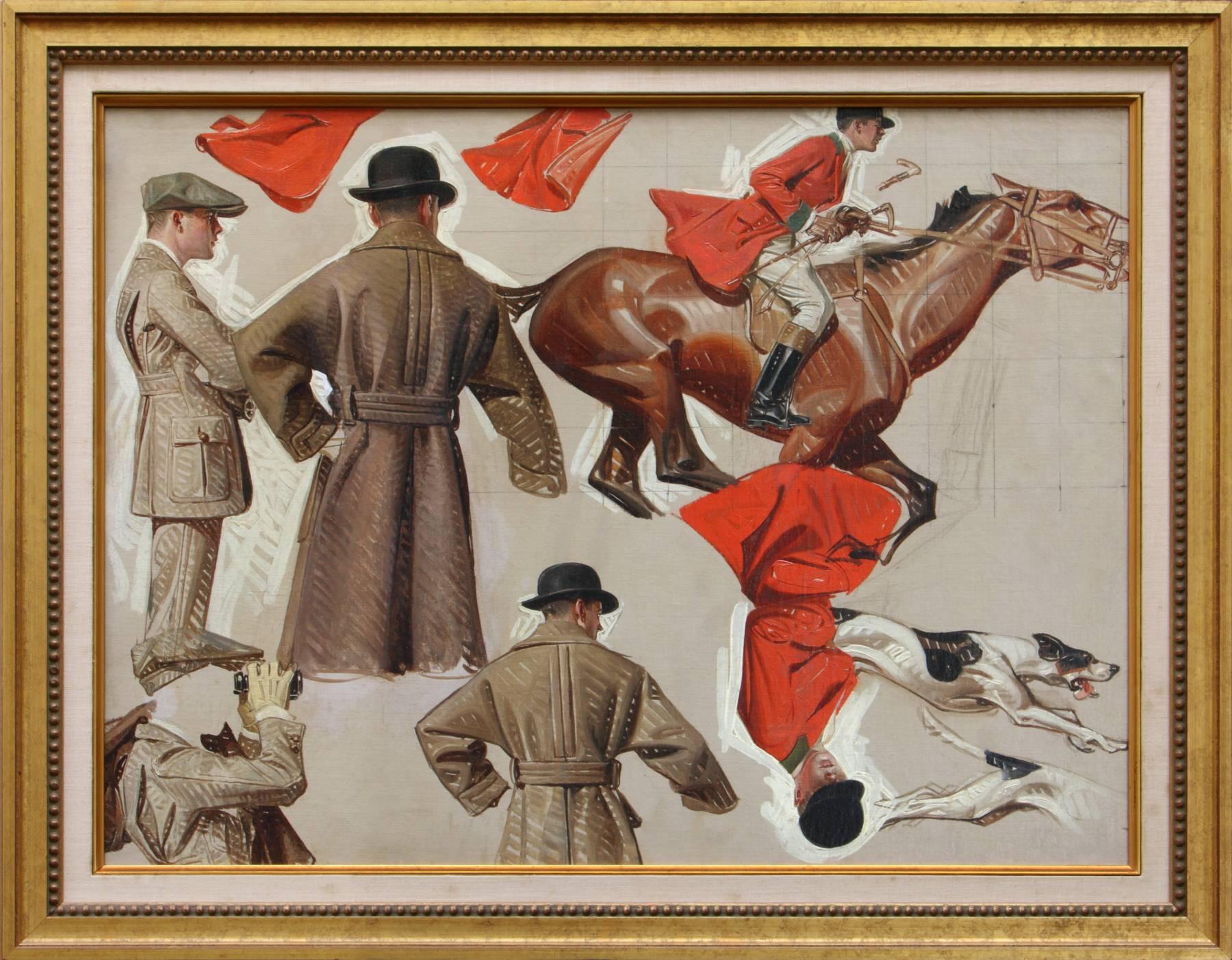 Studio Kuppenheimer - Painting di Joseph Christian Leyendecker