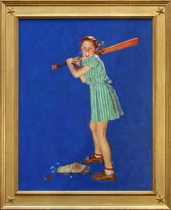 Up at Bat, The Saturday Evening Post Cover, August 10, 1940