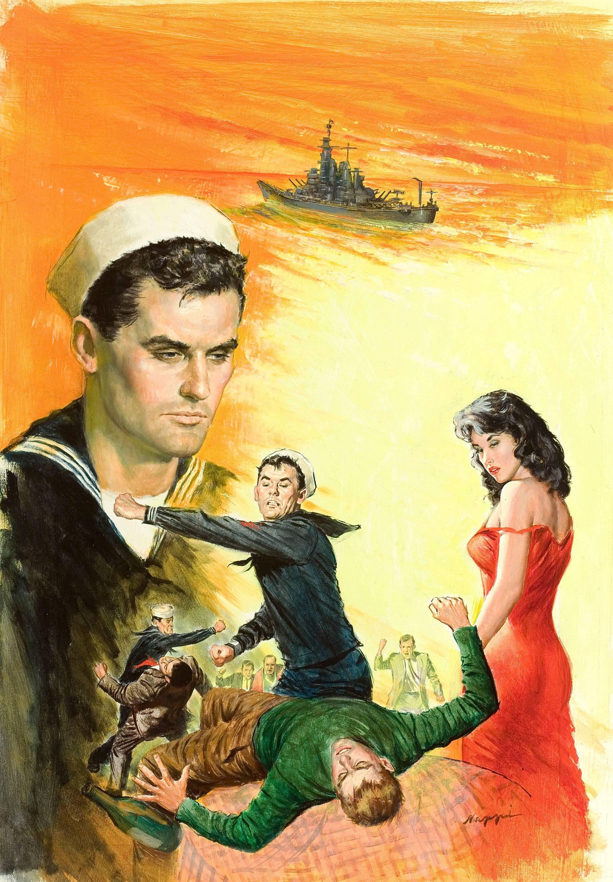Rudy Nappi Figurative Painting - Four Year Hitch, Paperback Cover