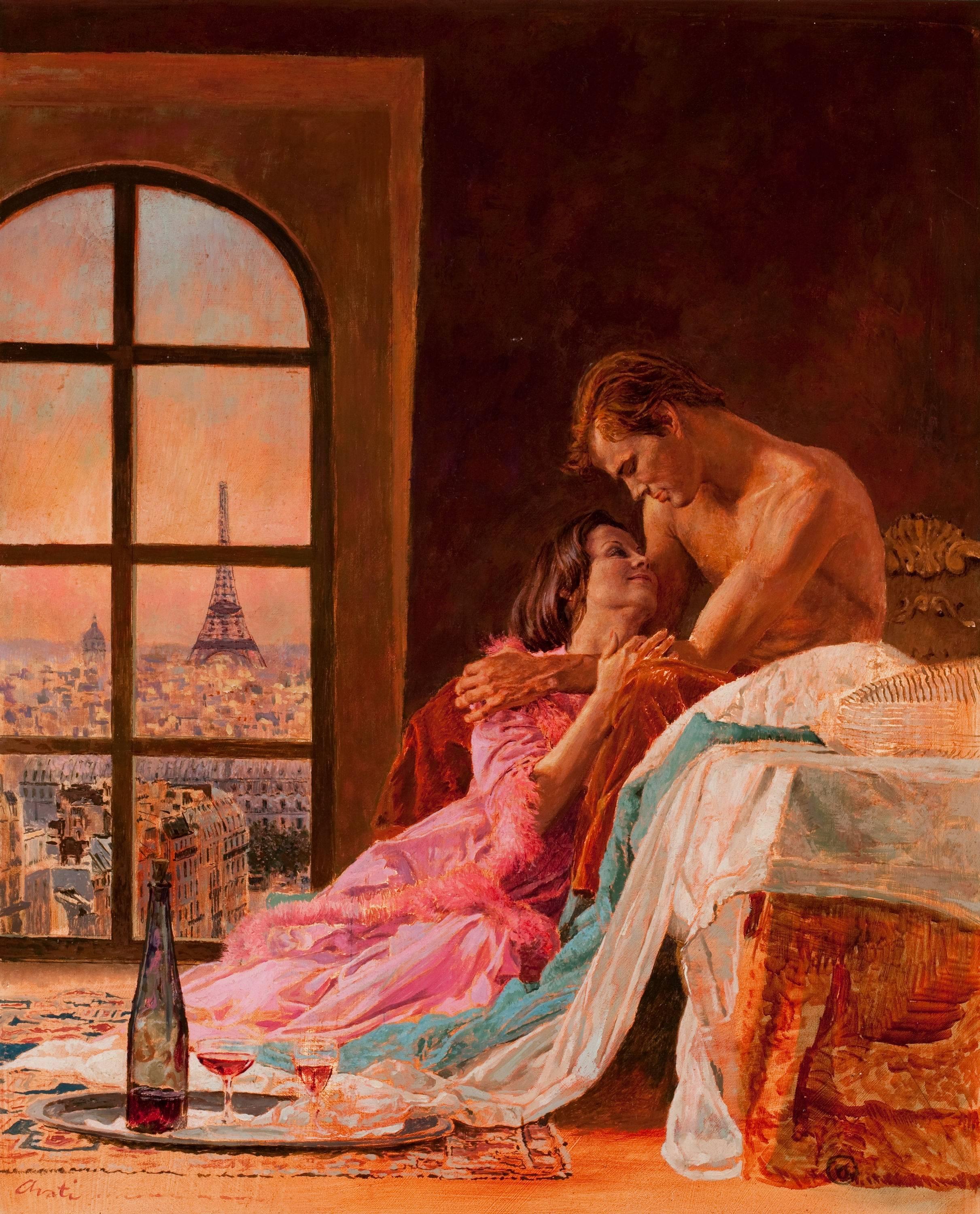 James Avati Interior Painting - A Loving Embrace