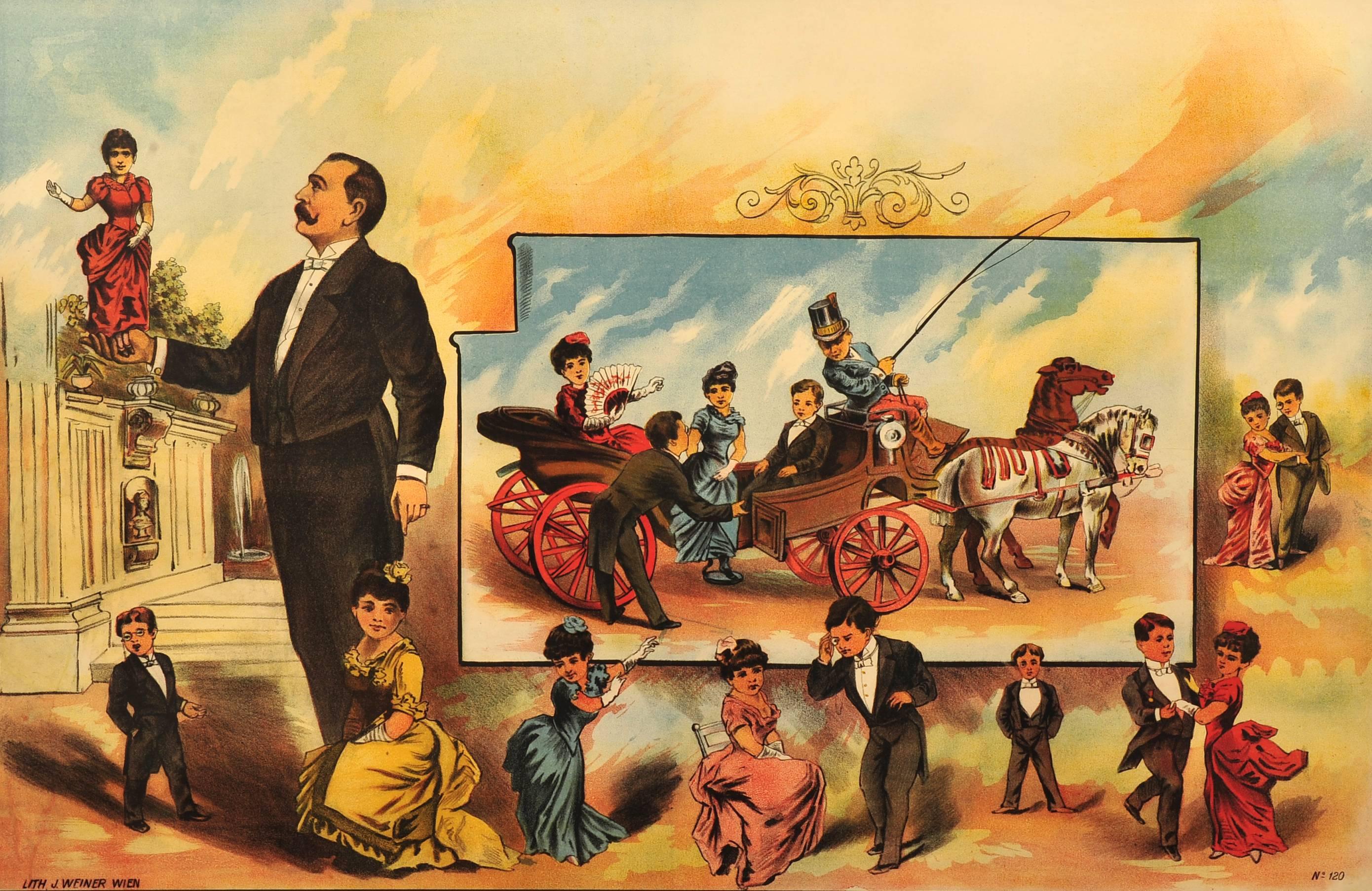 Unknown Figurative Painting - Vienna Circus Poster