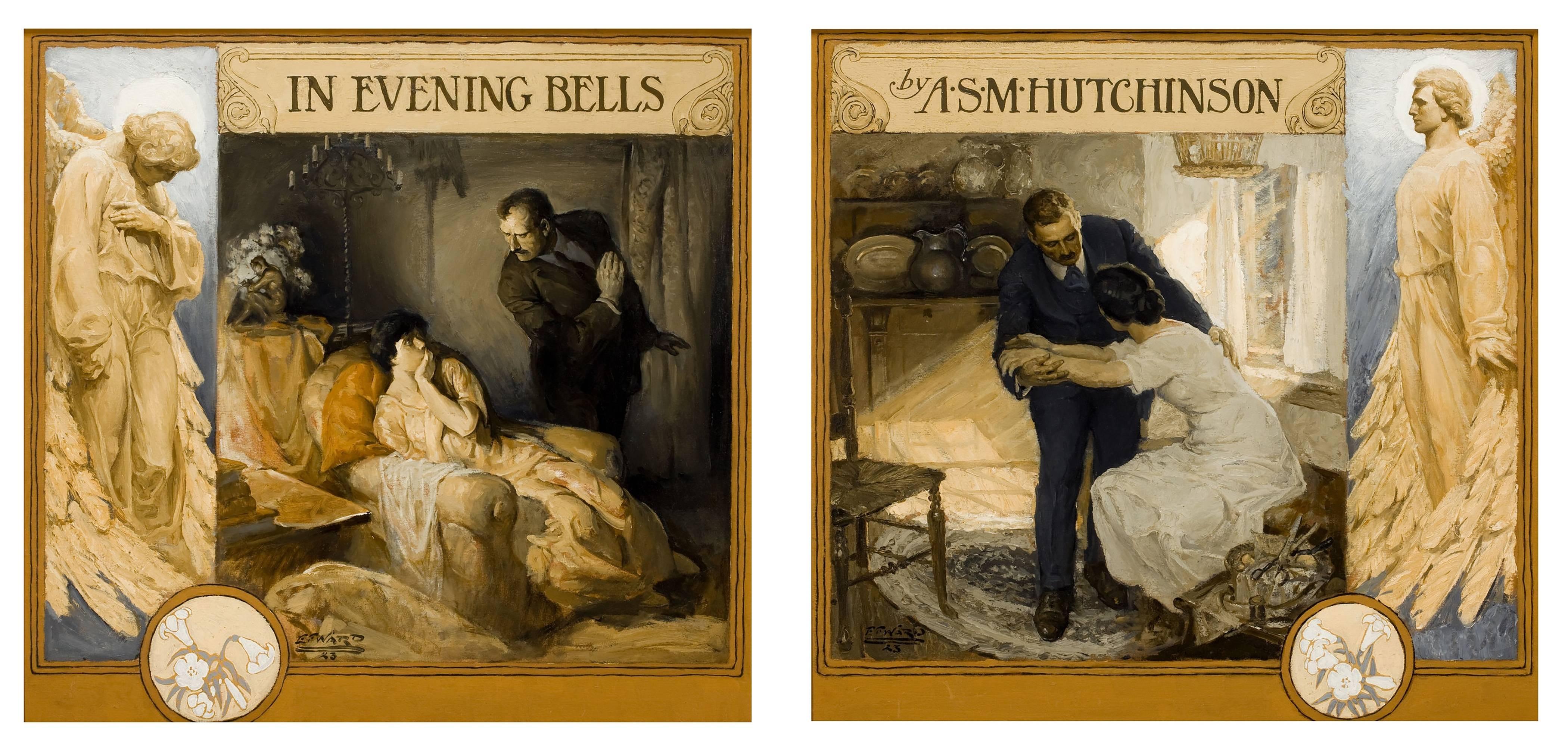 Figurative Painting di Edmund Ward - In Evening Bells, quarta di copertina