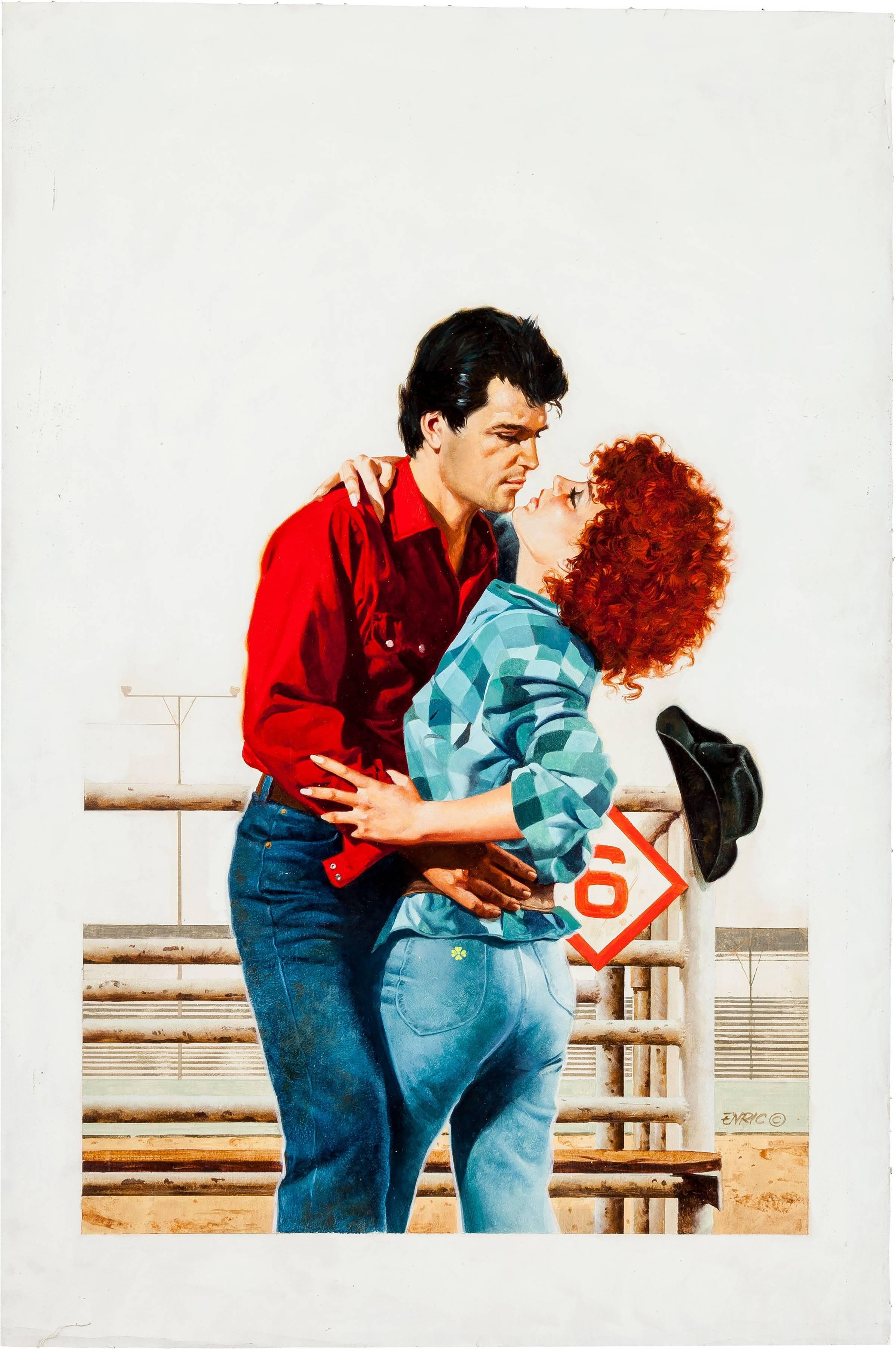 Enrich Torres Portrait Painting - Romance Paperback Cover