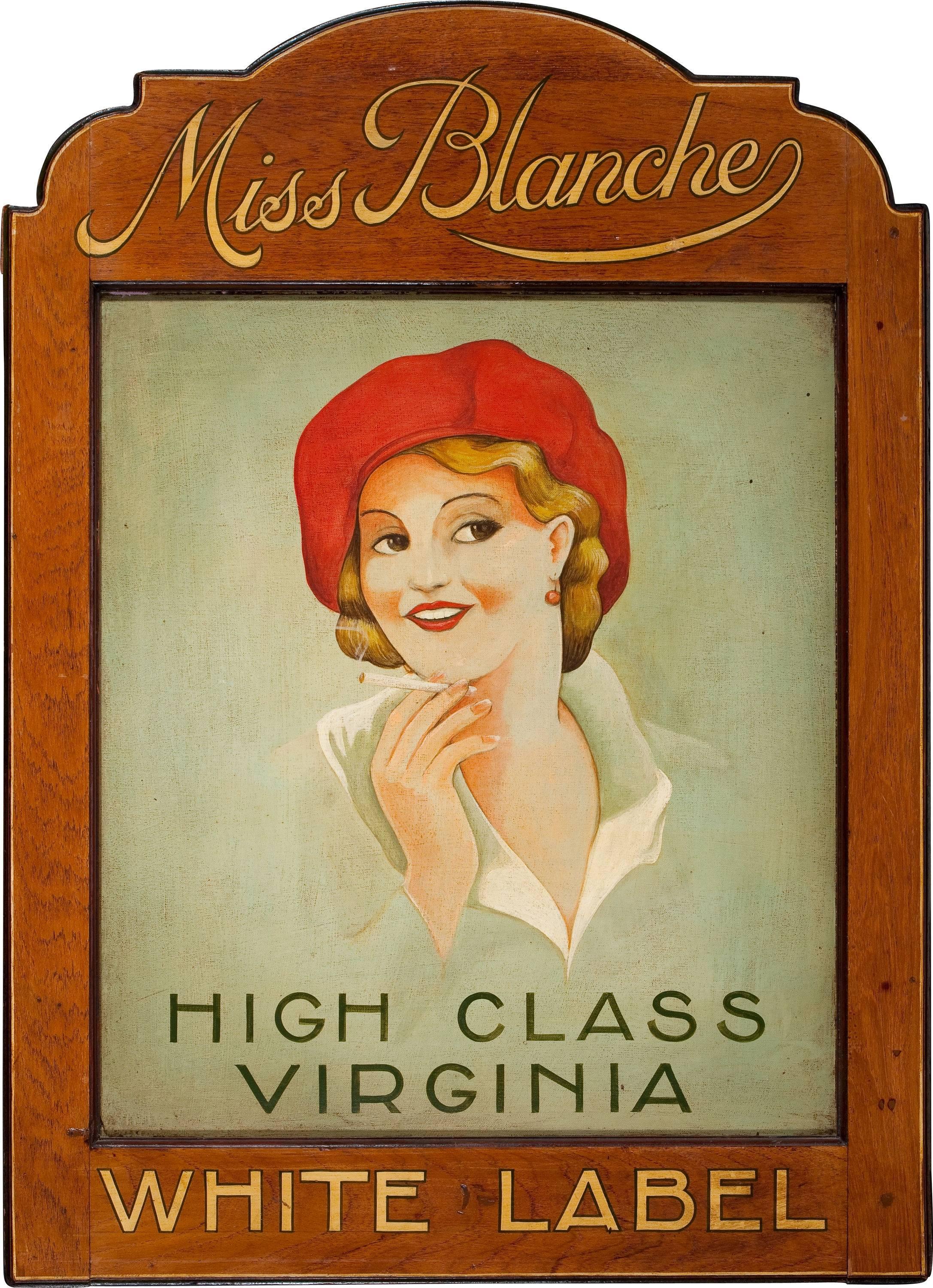 Unknown Portrait Painting - Virginia Slims Cigarette Advertisement