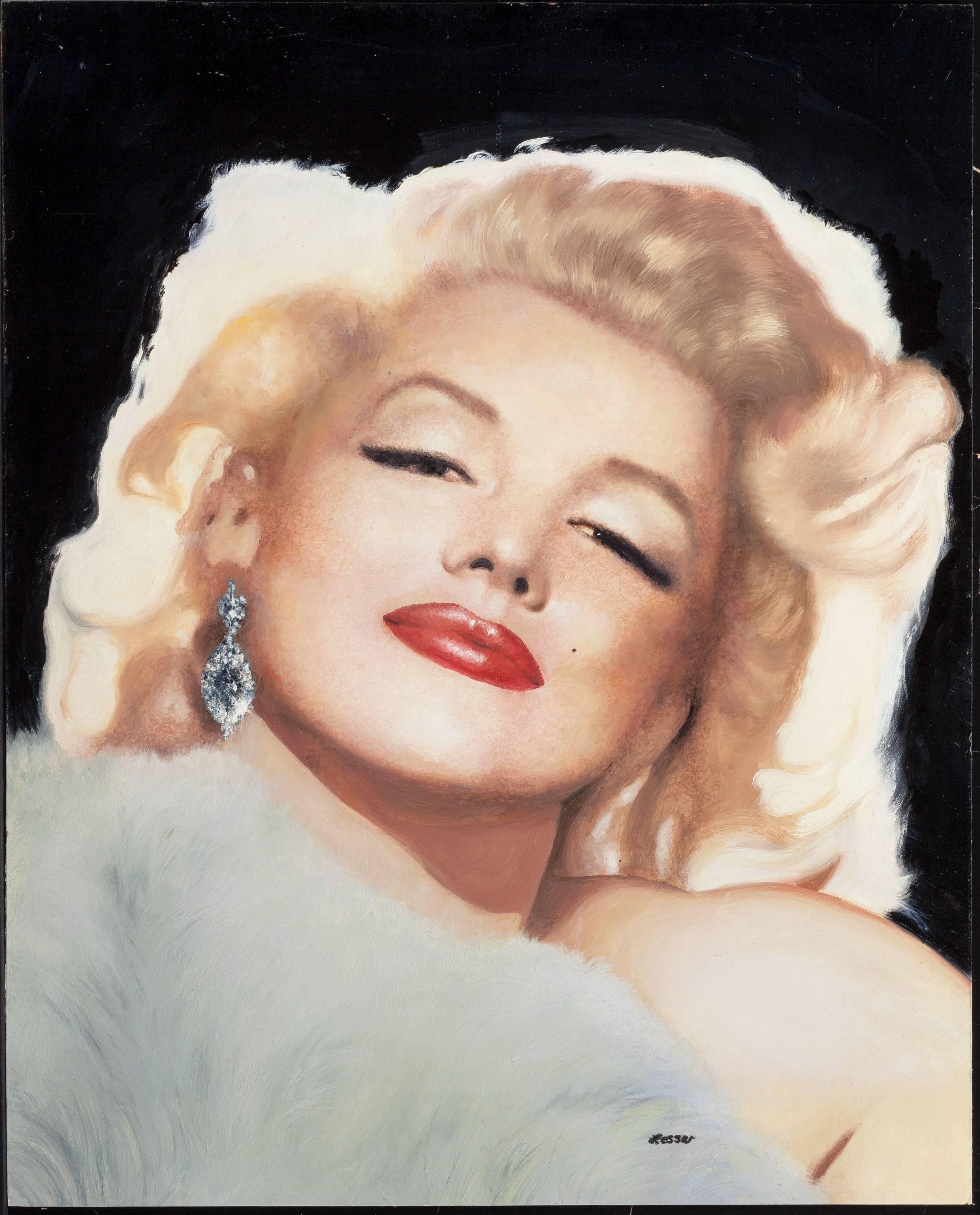 Ron Lesser Portrait Painting - Marilyn Monroe