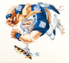 Dallas Cowboys Football Illustration 11