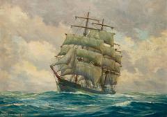 Sailing Ship at Sea