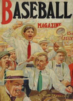 Antique Baseball Magazine Cover