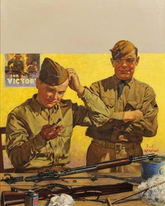 Soldier essayant de réassembler, couverture de magazine Outdoor Life