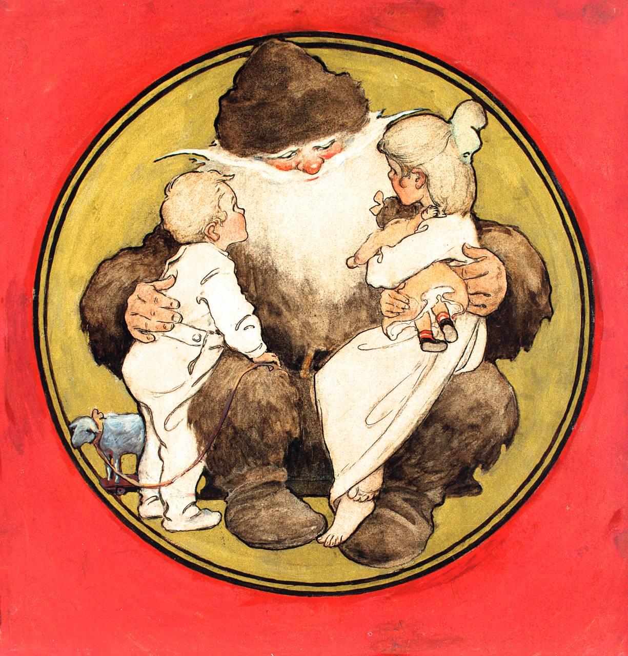 Figurative Painting di Jessie Willcox Smith - La notte prima di Natale