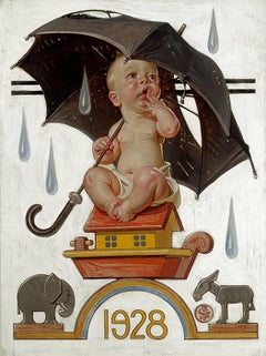 New Year's Baby, Saturday Evening Post Cover