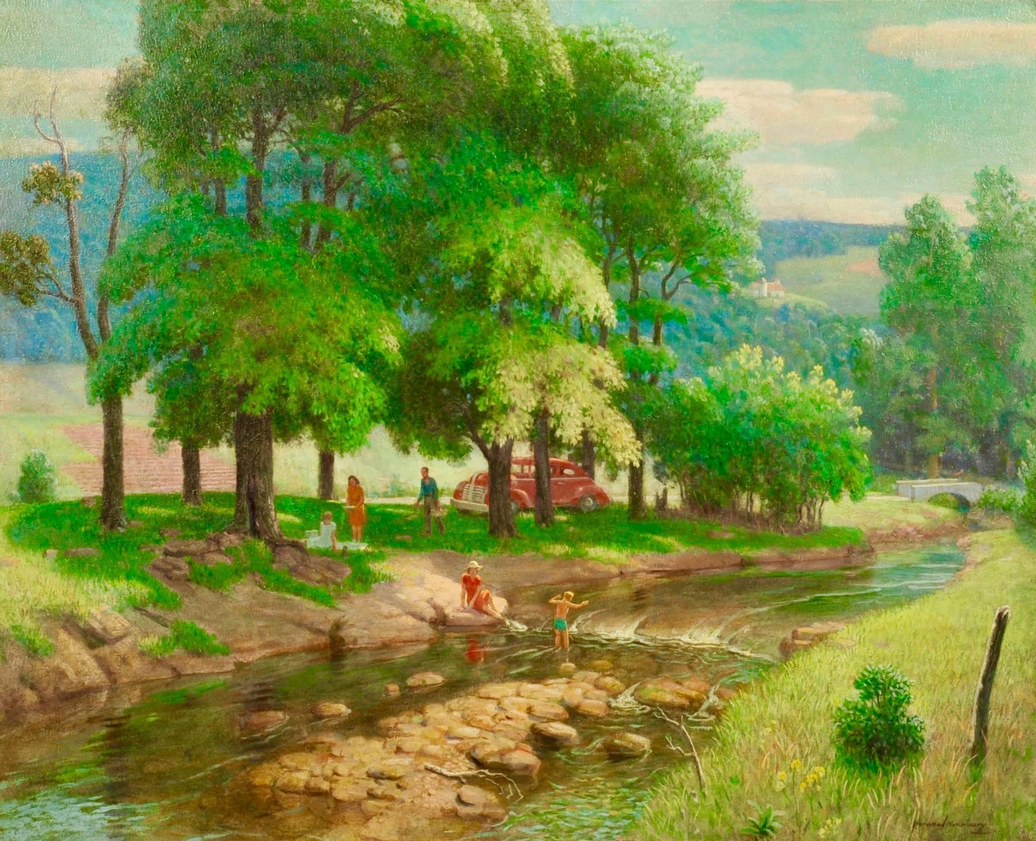 Norwood Hodge MacGilvary Landscape Painting – „ „Escape““