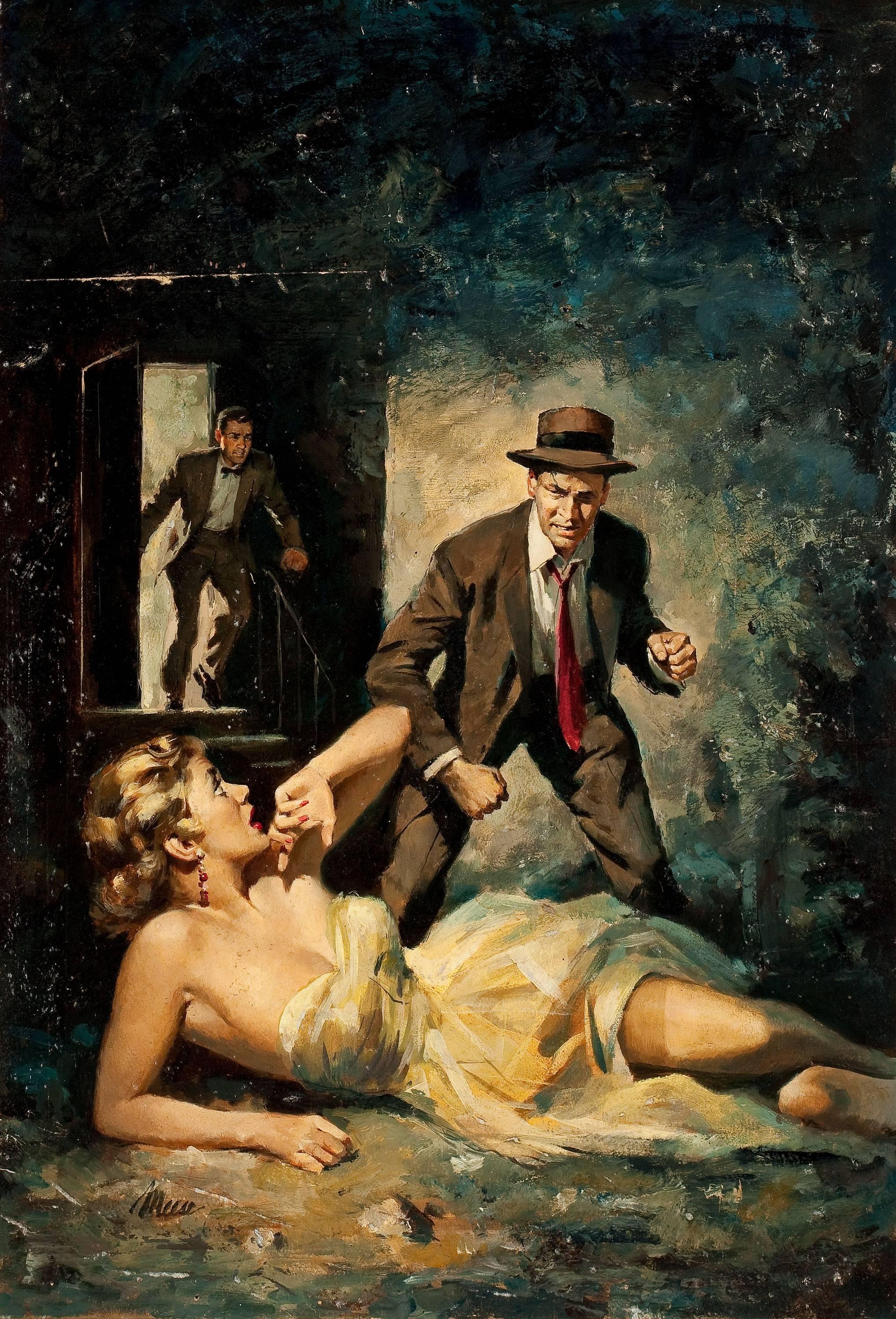 James Meese Figurative Painting - The Savior, Paperback Cover