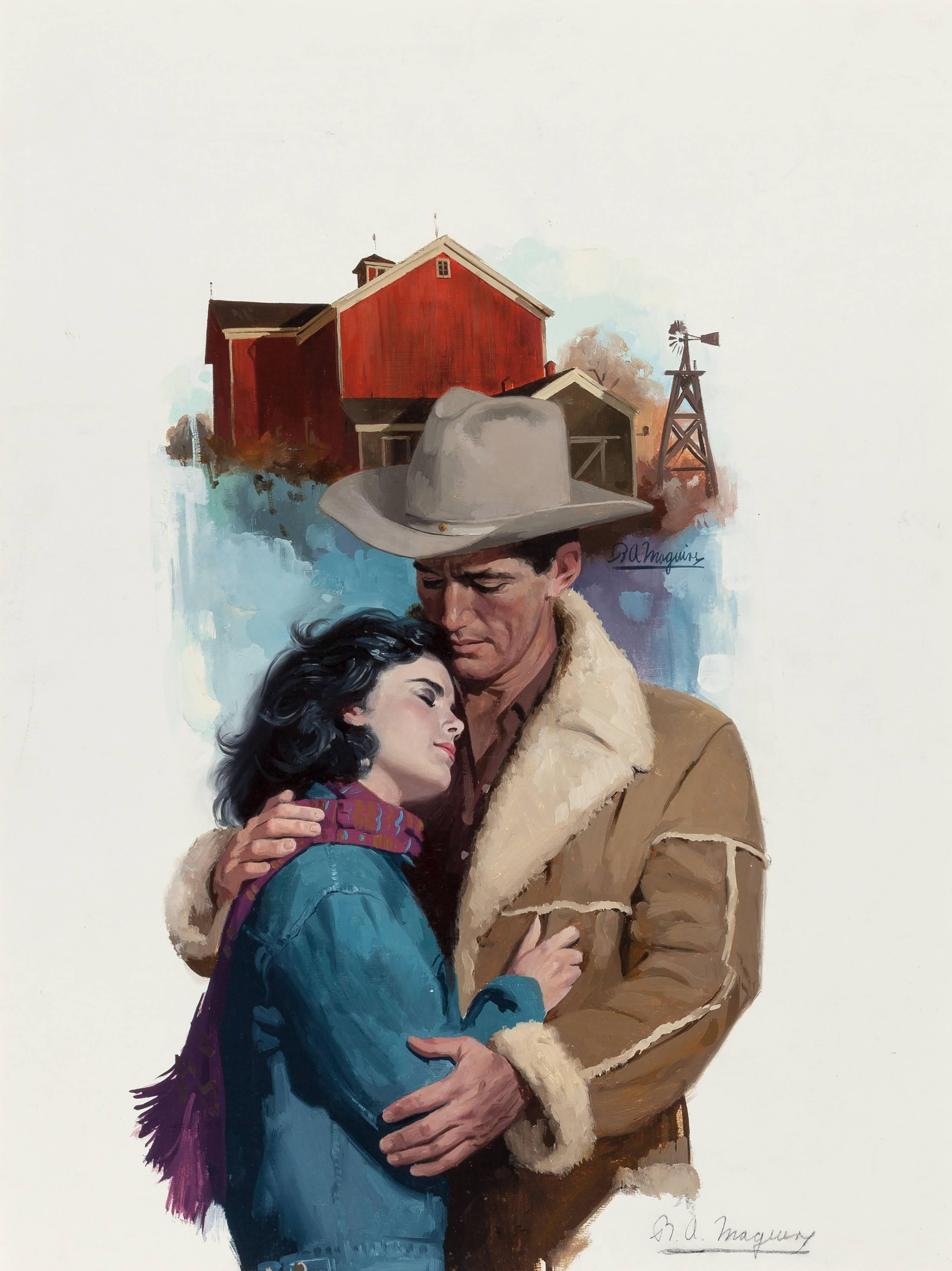 Robert Maguire Figurative Painting - Leftover Love, Paperback Cover