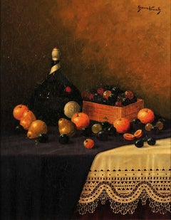 Still Life with Wine and Fruit