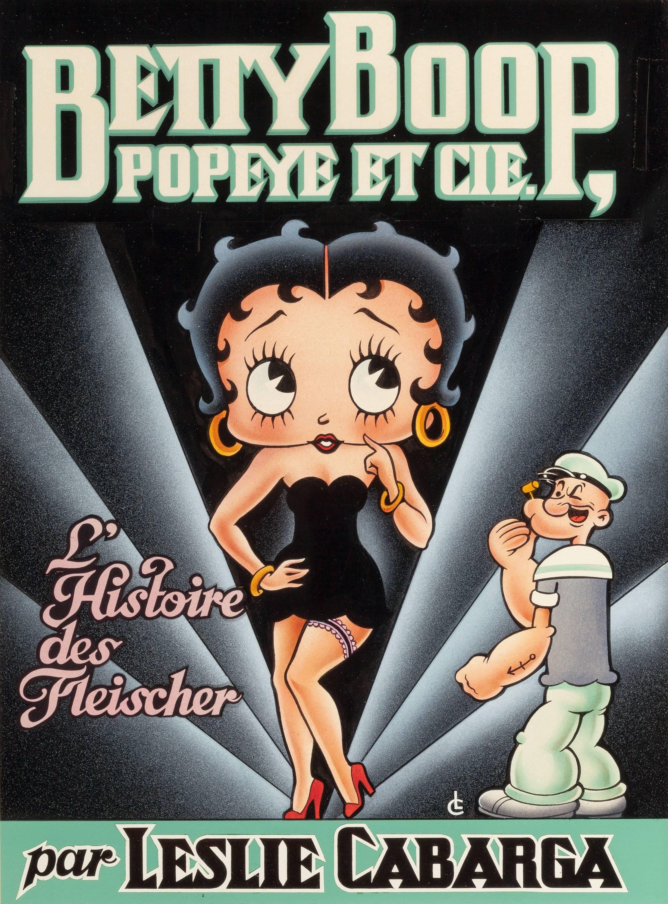BetBoop, Popeye et Cie, L'Histoire des Fleischer - Mixed Media Art by Leslie Cabarga