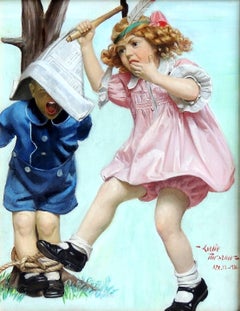 Children Playing Indians, Liberty Magazine Cover