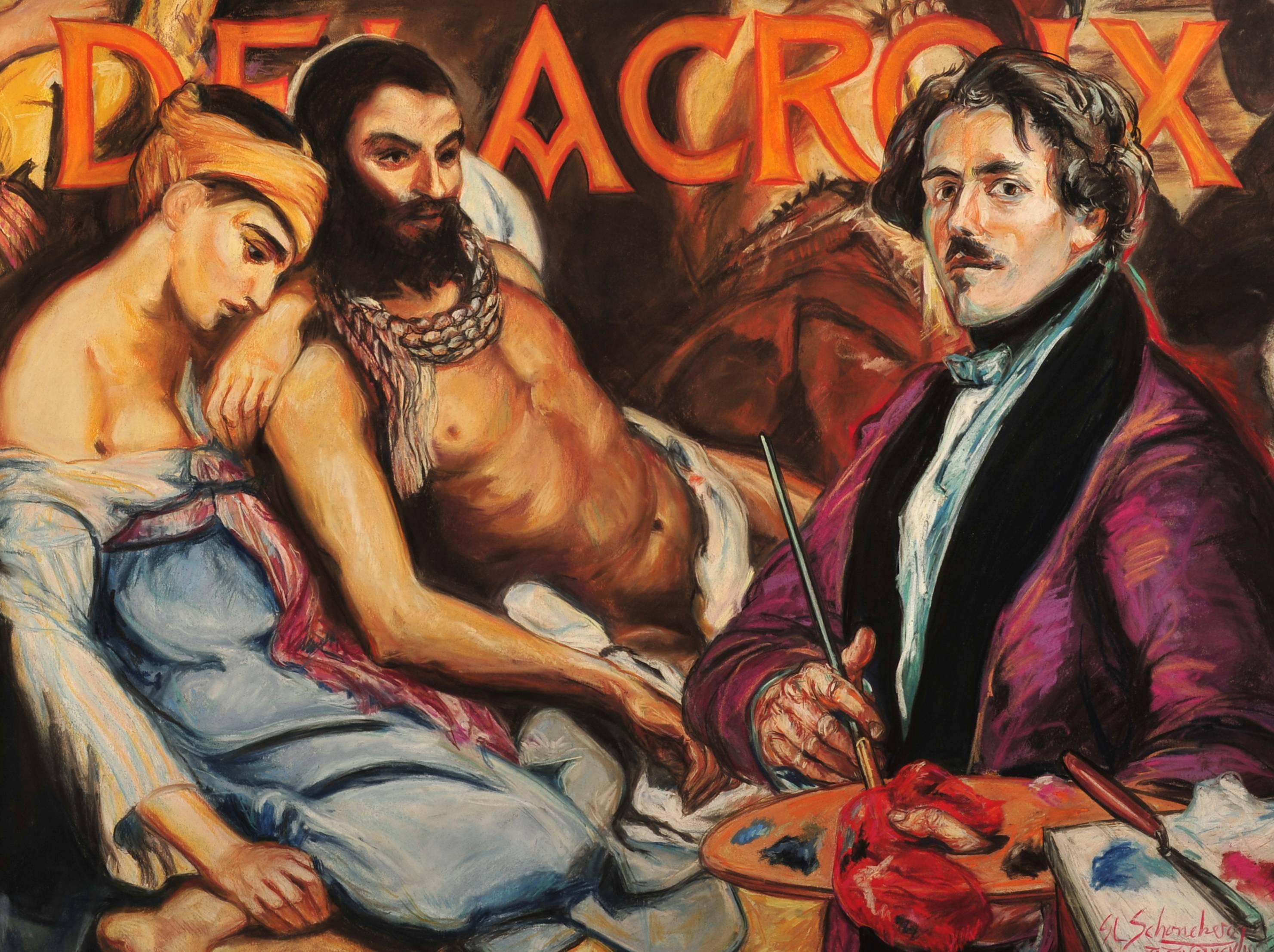 Figurative Painting di Shelley C. Schoneberg - Delacroix