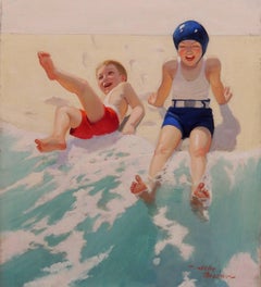 Vintage 'Water Babies' Liberty Magazine Cover