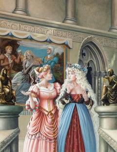 Millie e Repunzel, illustrazione del calendario Xanth