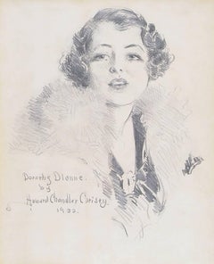 Portrait de la star de Broadway Dorothy Dionne