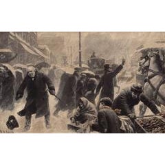 New York Street Scene, Collier's Weekly Magazine Story 2