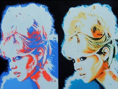 Brigitte Bardot - Pfirsichfarben und Creme