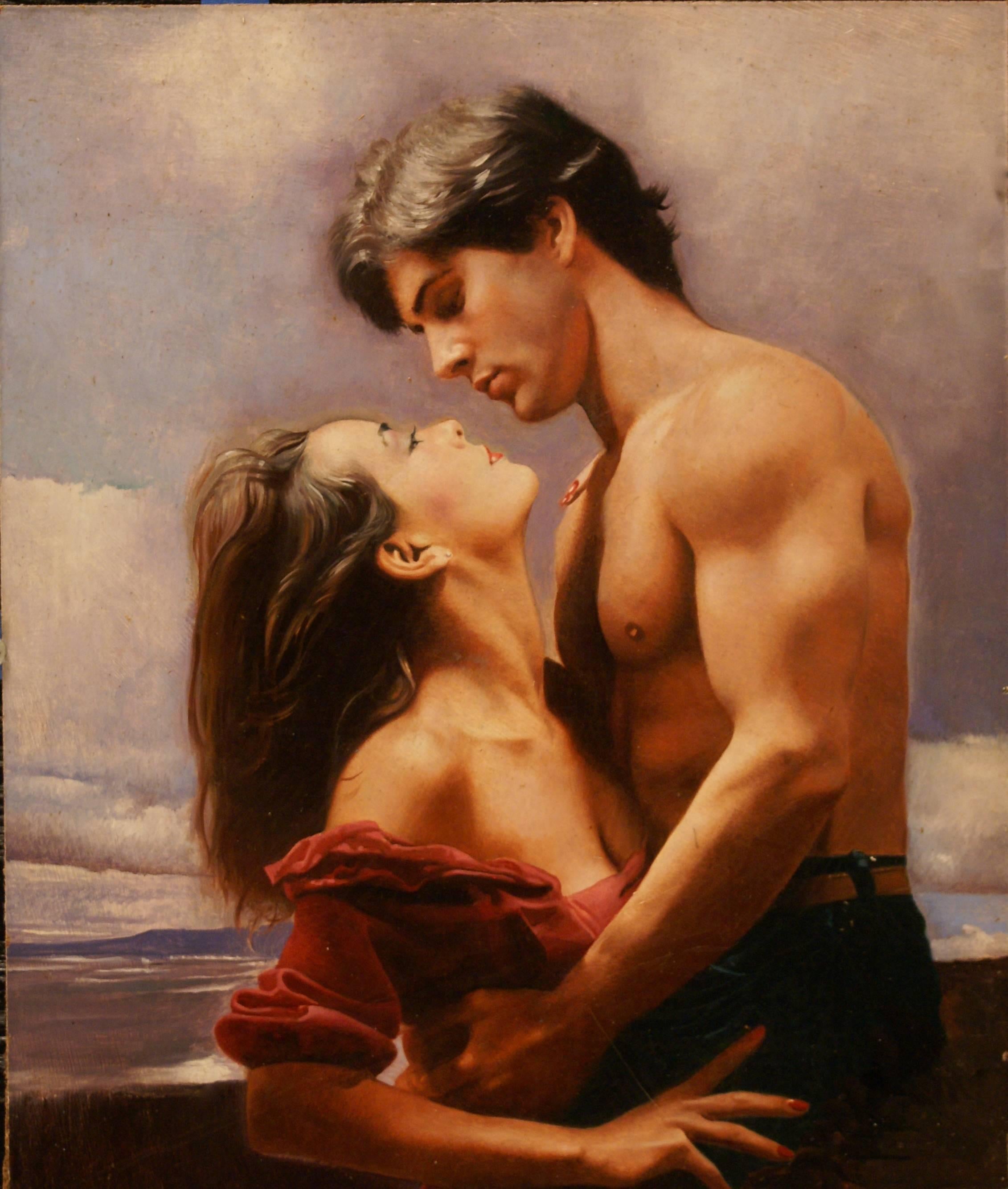 Figurative Painting Ron Lesser - Blood of the Rich, couverture de livre originale