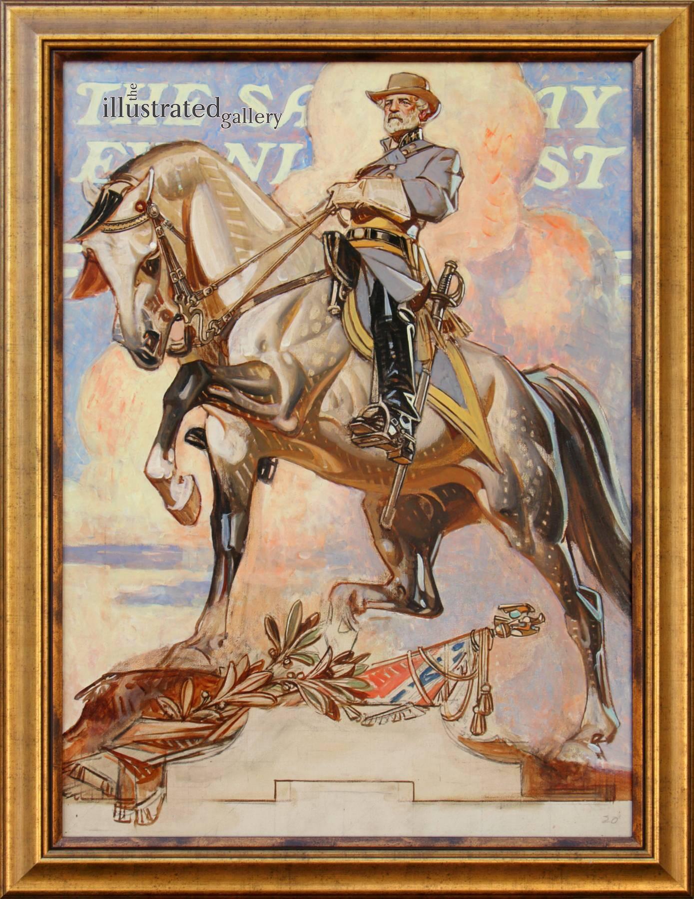Robert E. Lee on Traveler - Painting by Joseph Christian Leyendecker