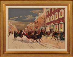 "Racers Pass the President's House" Philadelphia Blended Whisky Ad