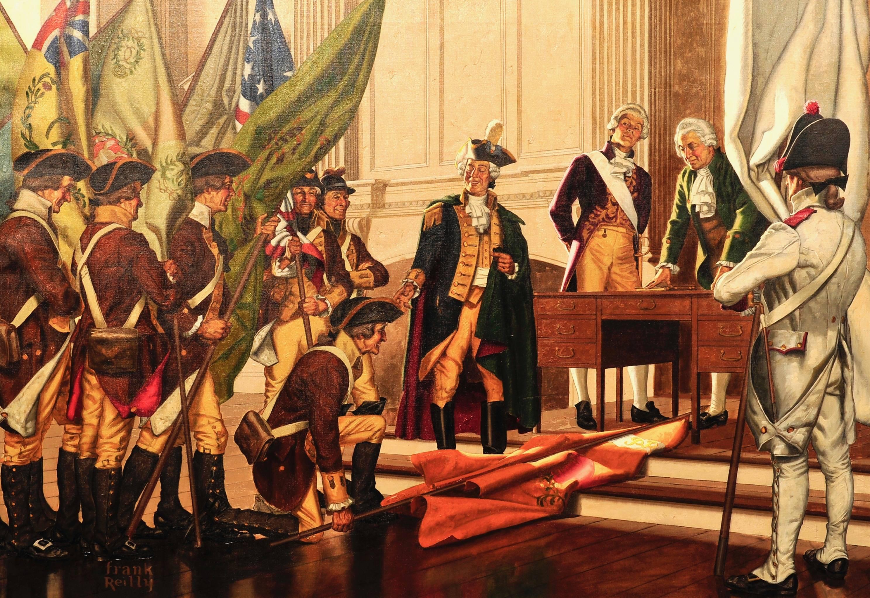 Presenting The Colors - Painting by Frank J. Reilly