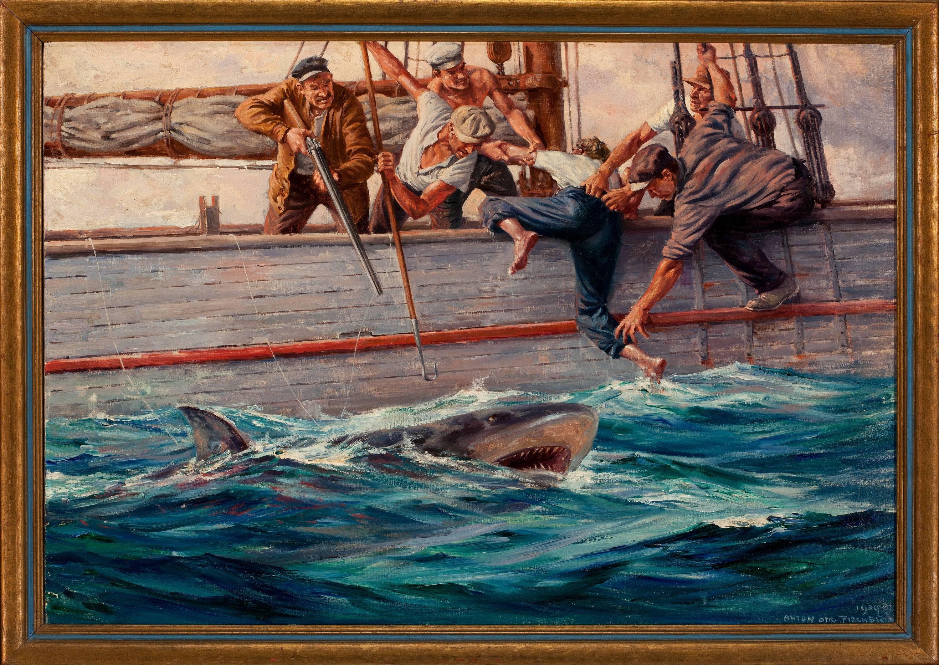famous shark paintings