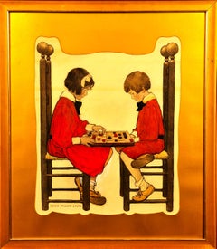 A Game of Checkers, Collier's Magazine Cover