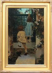La petite porte:: illustration du magazine Harper's Monthly