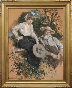 'The Valley of the Moon' Cosmopolitan Magazine Illustration