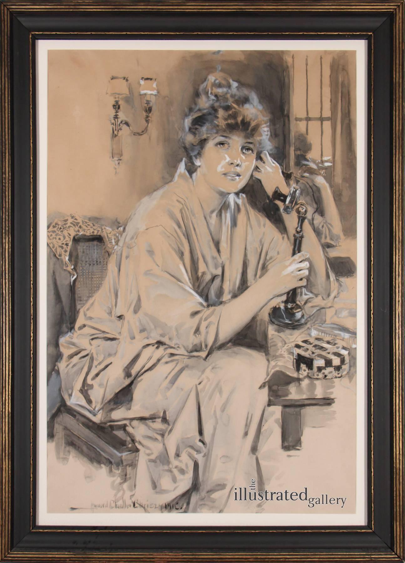 Portrait of Woman - Painting by Howard Chandler Christy