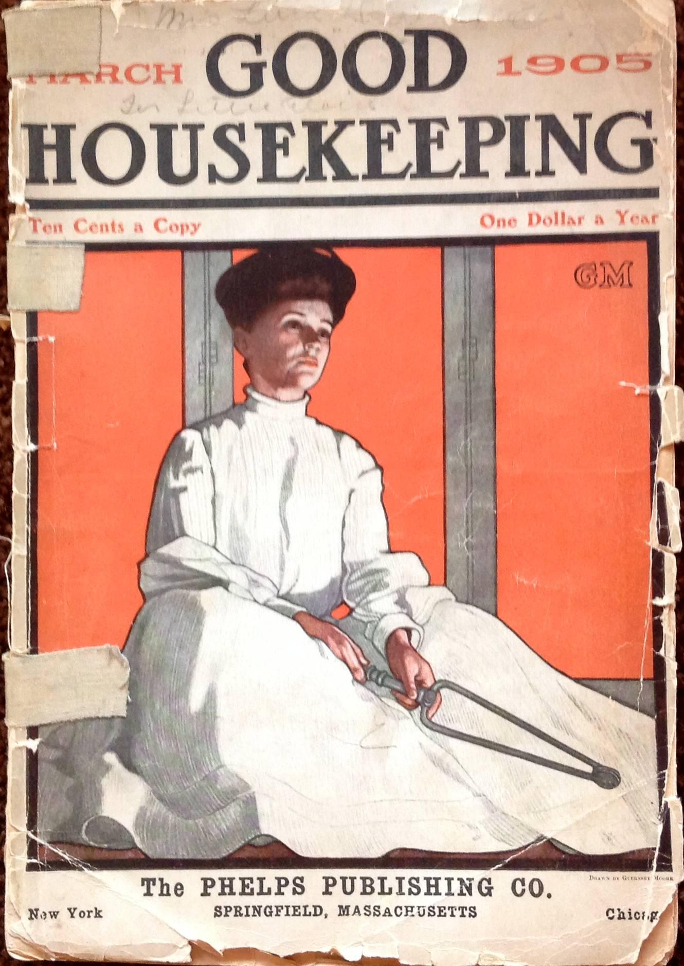 Copertina della rivista Good Housekeeping, agosto 1905 - Painting Altro stile artistico di Guernsey Moore