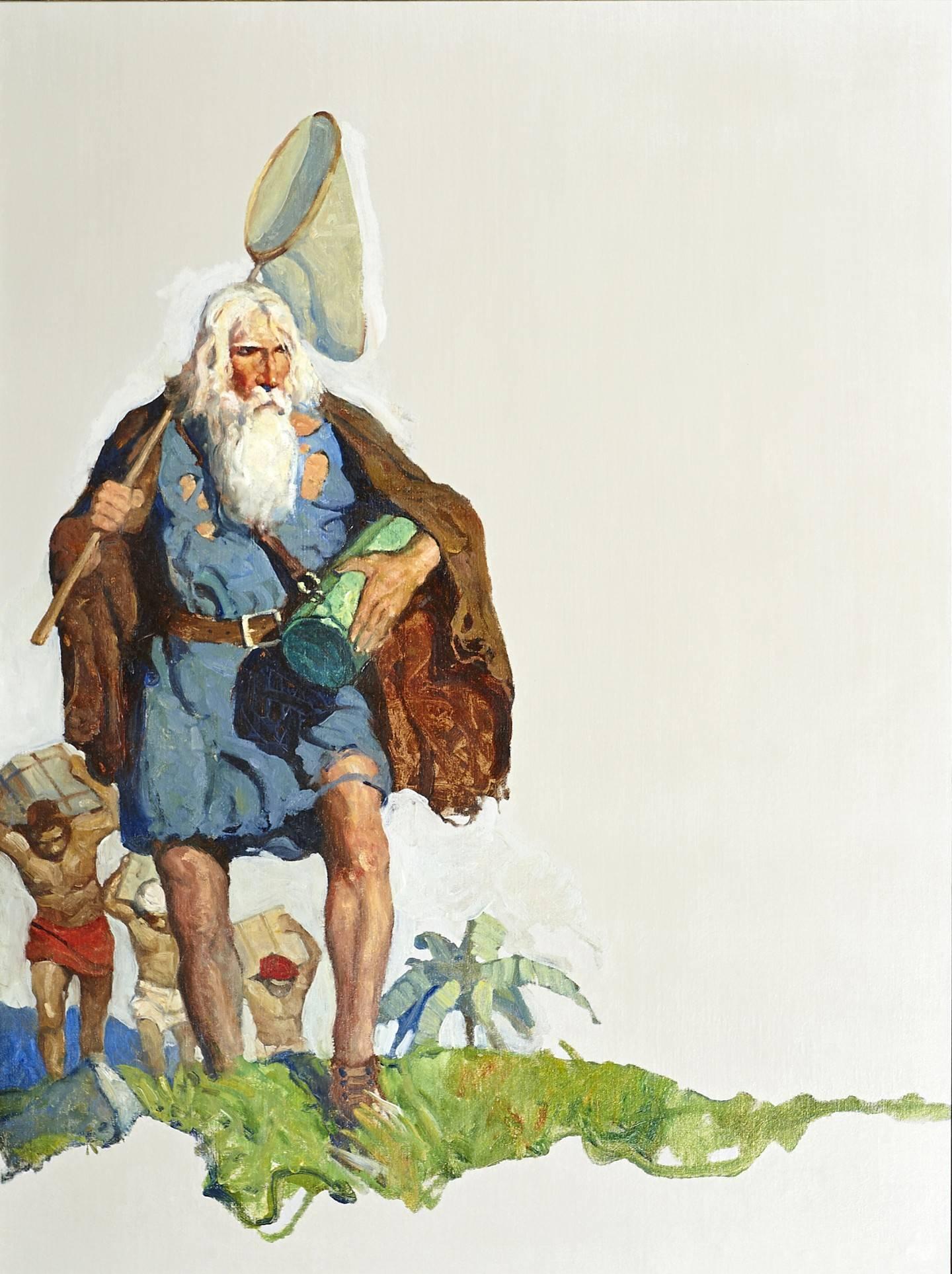 Allan and the Holy Flower - Painting by Newell Convers Wyeth