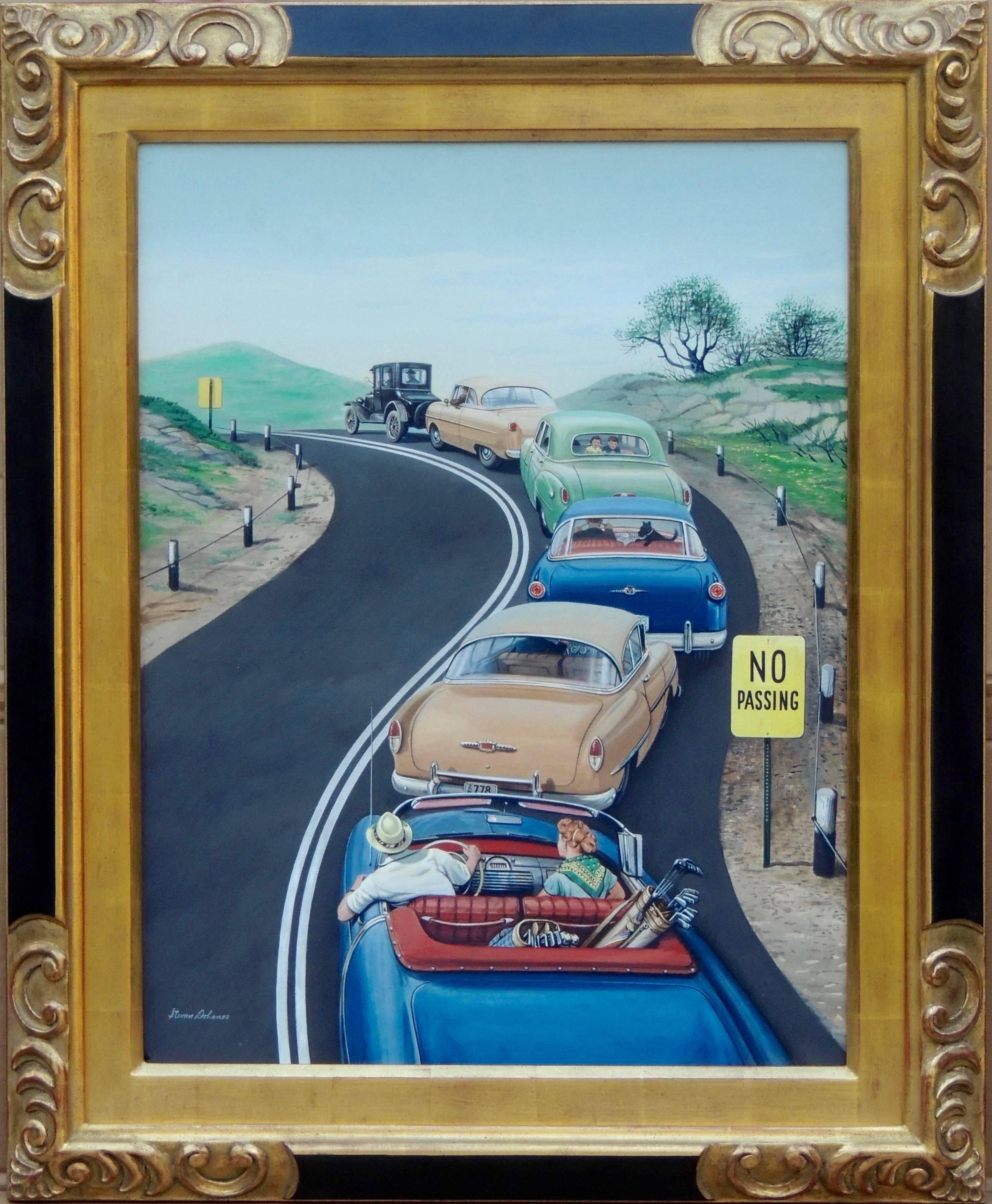 Passendes, Saturday Evening-Post-Cover – Painting von Stevan Dohanos