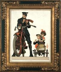 Traffic Stop, Saturday Evening Post Cover
