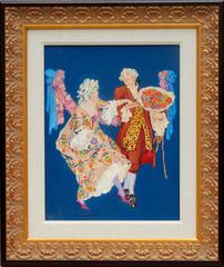 Dansant Couple at the Ball, couverture de magazine de théâtre